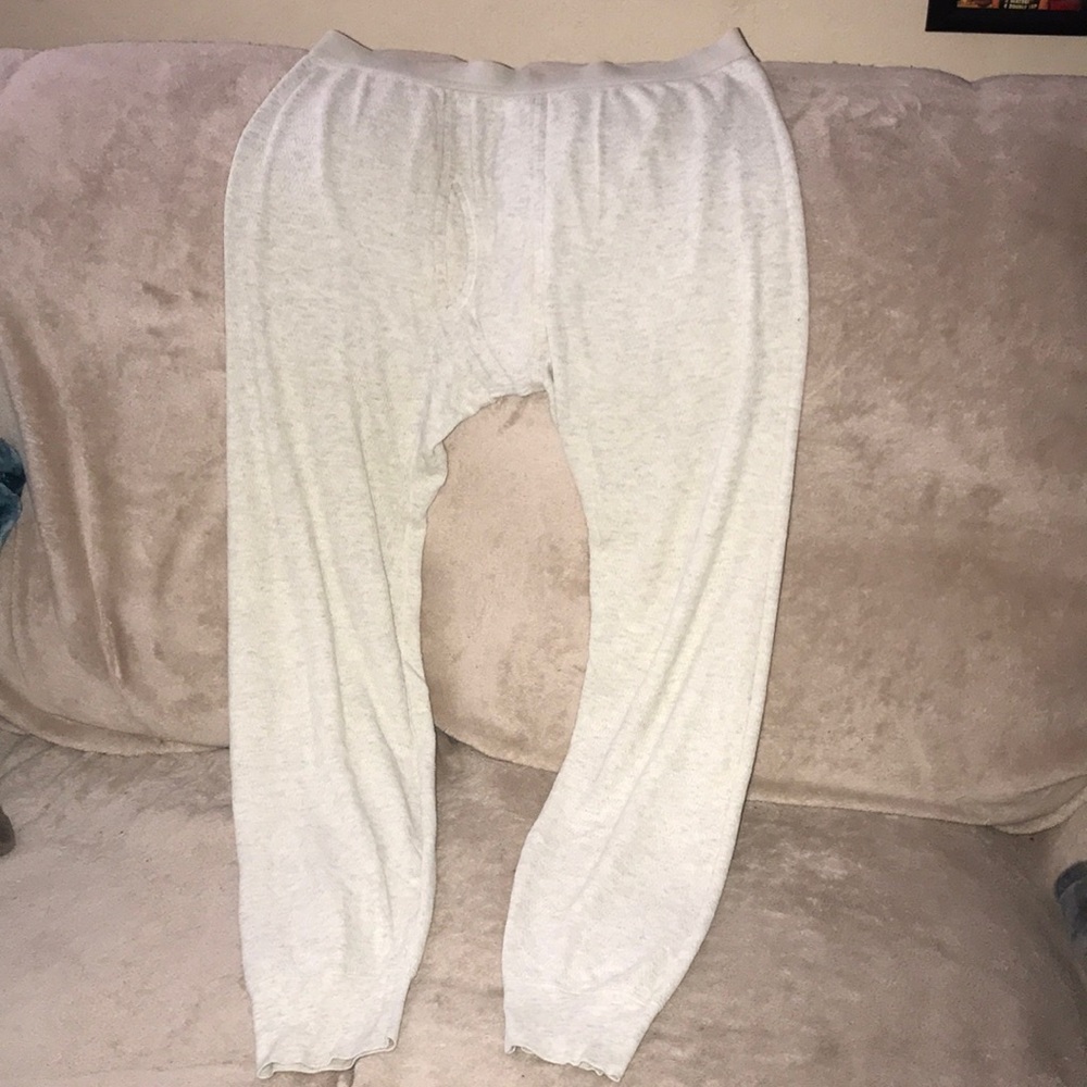 High sierra large cream/grey thermal pants 💕